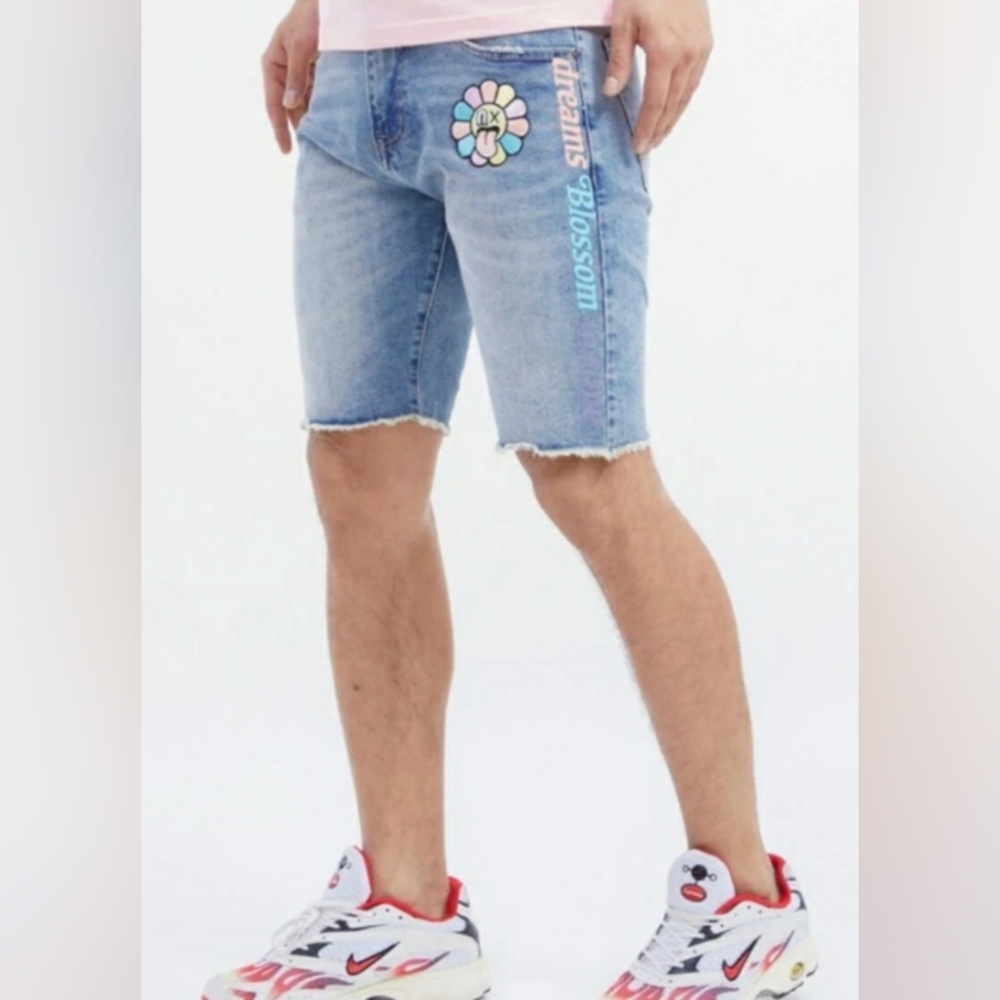 Roku Studio Dreams Blossom Jean Shorts